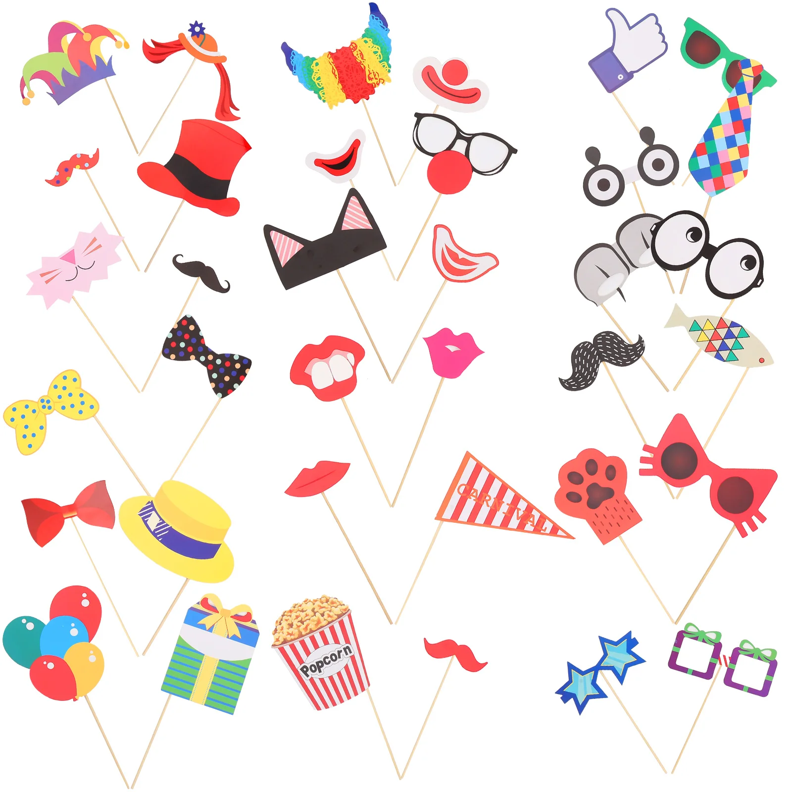 36pcs Photo Props Carnival Party Decorations Clown Wedding Accessories Thick Cardboard Vibrant Colors Birthday Circus
36pcs Photo Props Carnival Party Decorations Clown Wedding Accessories Thick Cardboard Vibrant Colors Birthday Circus