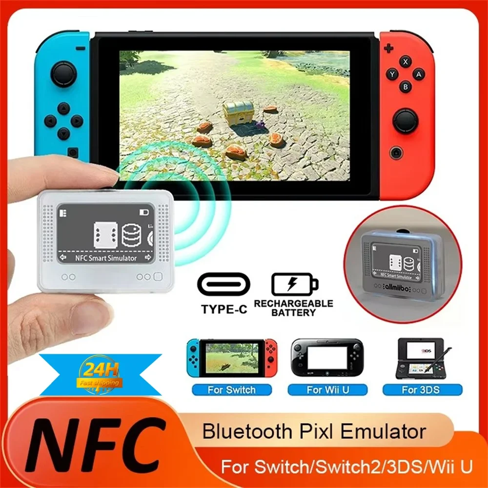 Эмулятор Amiibo NFC Pixl, заряжаемый Bluetooth-симулятор для Switch2/Switch WiiU 3DS, игровые аксессуары
Эмулятор Amiibo NFC Pixl, заряжаемый Bluetooth-симулятор для Switch2/Switch WiiU 3DS, игровые аксессуары