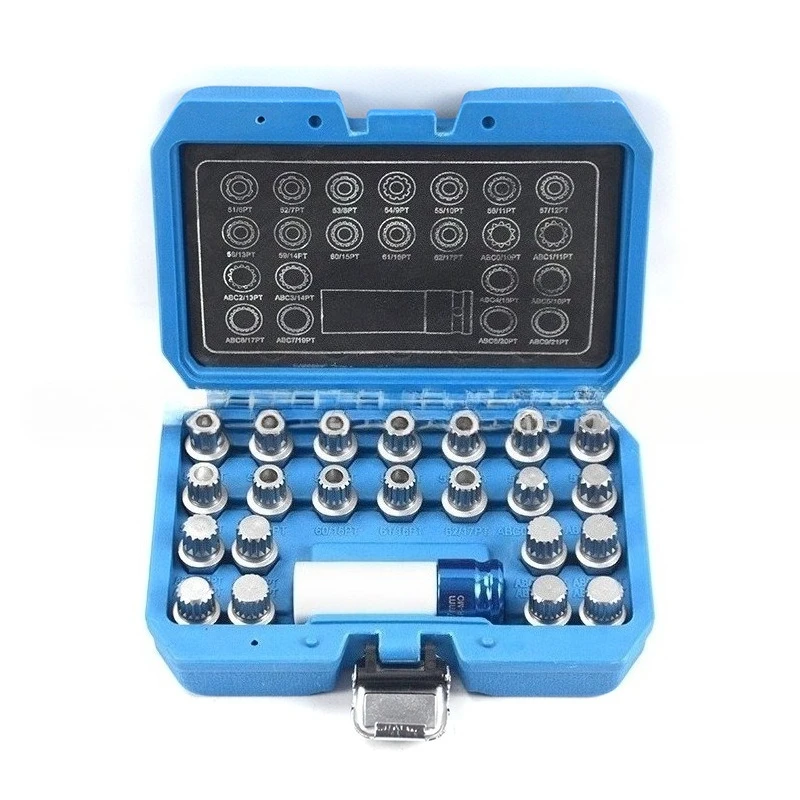 23Pcs Anti-Theft Wheel Lock Lug Nuts with Screw Sleeve Lug Nut Removal Key Socket Adapter Car Security Wheel Locking System
23Pcs Anti-Theft Wheel Lock Lug Nuts with Screw Sleeve Lug Nut Removal Key Socket Adapter Car Security Wheel Locking System