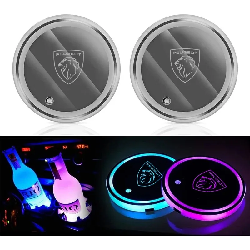 Подставка для стаканов в автомобиль с цветной атмосферной подсветкой для Peugeot 207, 208, 301, 308, 408, 508, 2008, 3008, 4008, GT, RCZ
Подставка для стаканов в автомобиль с цветной атмосферной подсветкой для Peugeot 207, 208, 301, 308, 408, 508, 2008, 3008, 4008, GT, RCZ