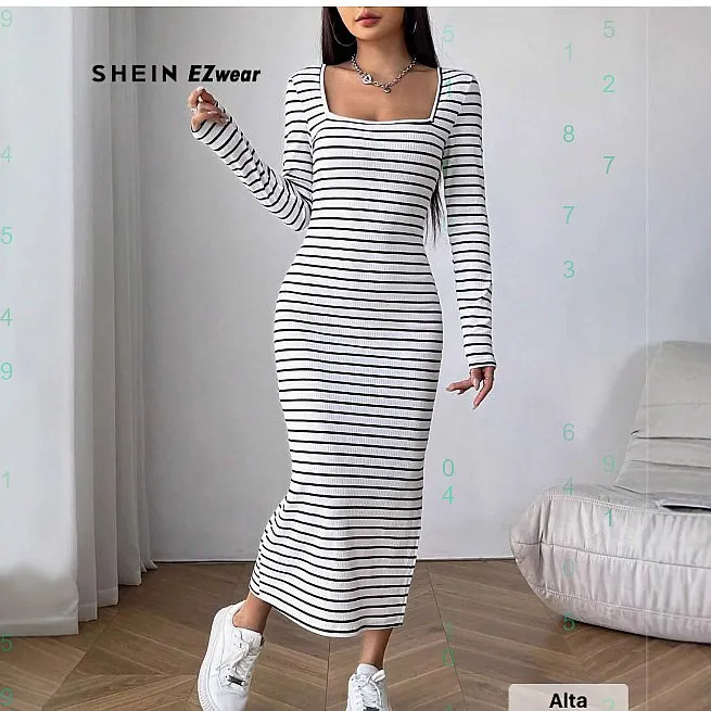 Striped Print Side Split Elegant Dress Dresses Spring Summer Women Matching Set Jumpsuit Playsuit
Striped Print Side Split Elegant Dress Dresses Spring Summer Women Matching Set Jumpsuit Playsuit