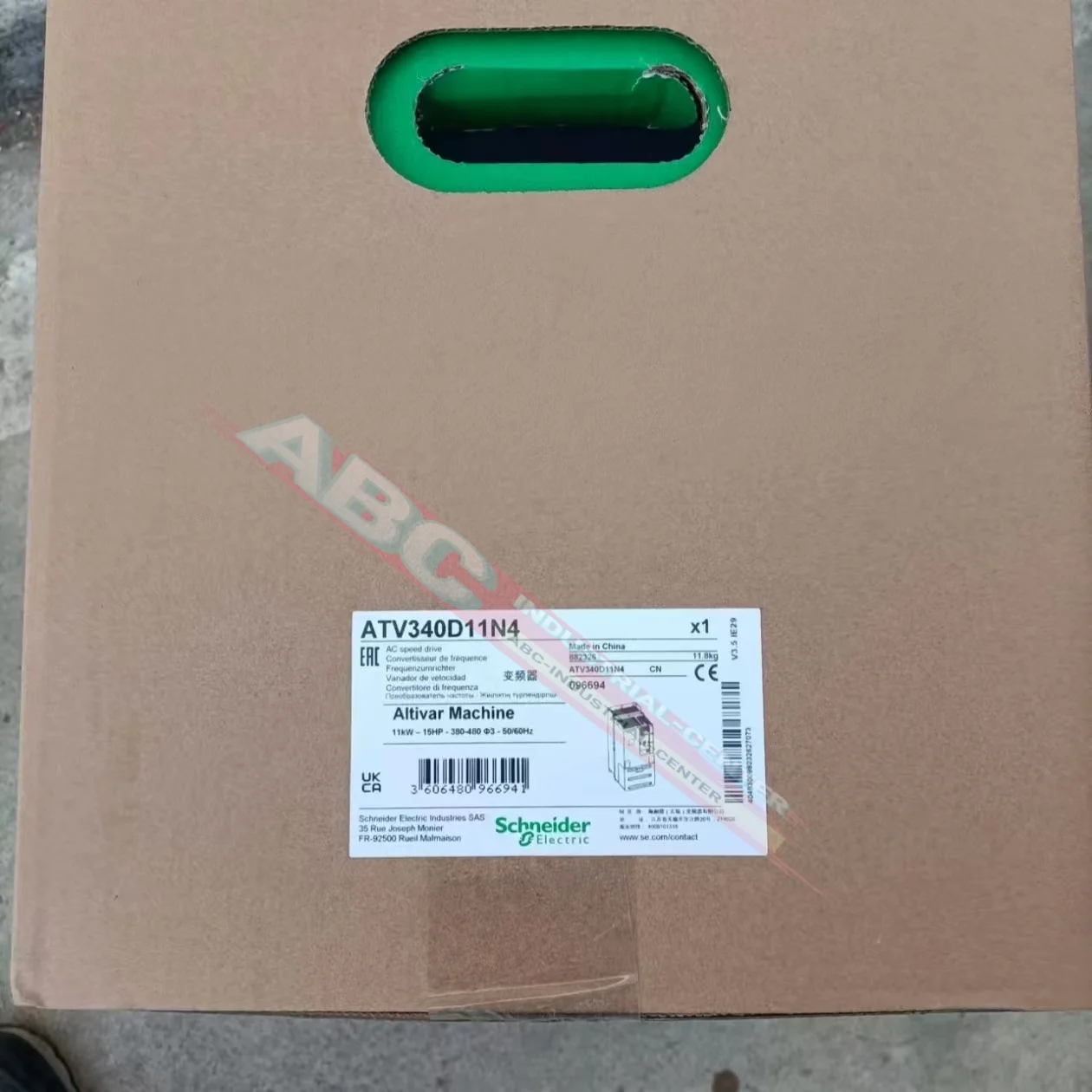 ATV340D11N4 11kW 380-480V frequency converter brand new ATV340D11N4E 380-480V 11KW
ATV340D11N4 11kW 380-480V frequency converter brand new ATV340D11N4E 380-480V 11KW