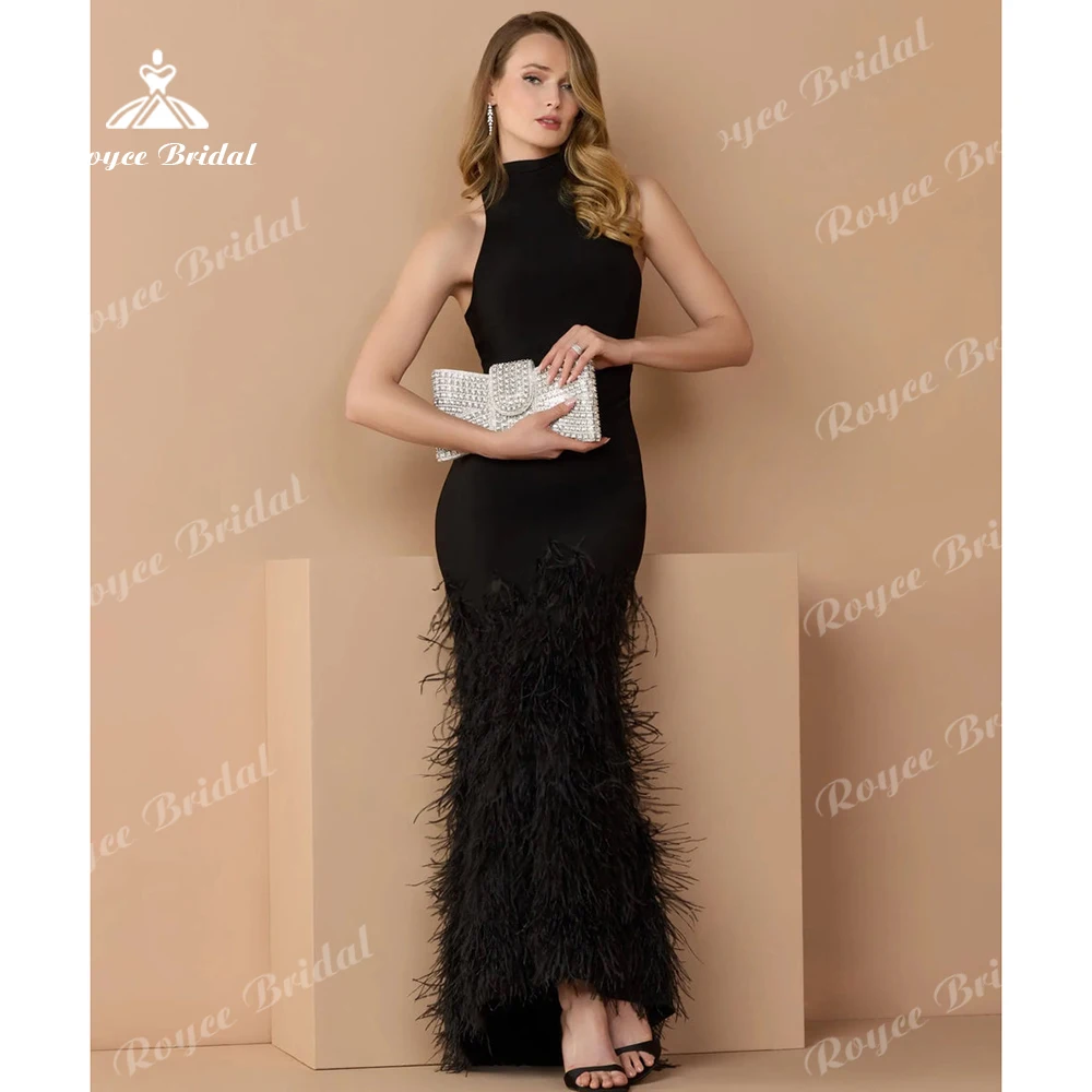 Black High Neck Long Prom Dress Feather Mermaid Evening Dress Elegant Long Formal Dress vestidos de fiesta Customized
Black High Neck Long Prom Dress Feather Mermaid Evening Dress Elegant Long Formal Dress vestidos de fiesta Customized