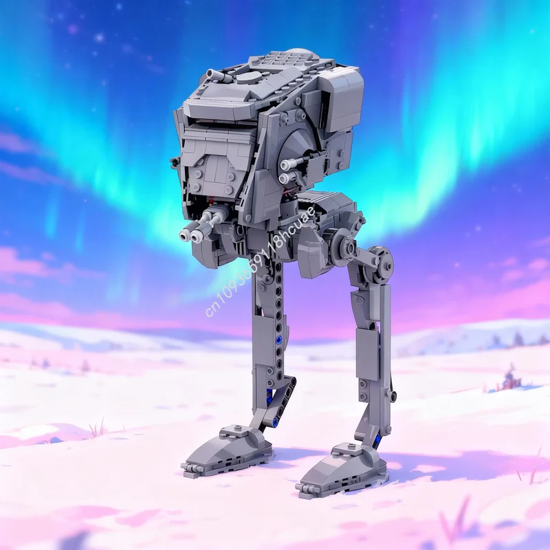 632pcs MOC Star Battle First Order ST Walker All Terrain Scout Model Building Blocks Festival Gift Architecture Toys Education
632pcs MOC Star Battle First Order ST Walker All Terrain Scout Model Building Blocks Festival Gift Architecture Toys Education