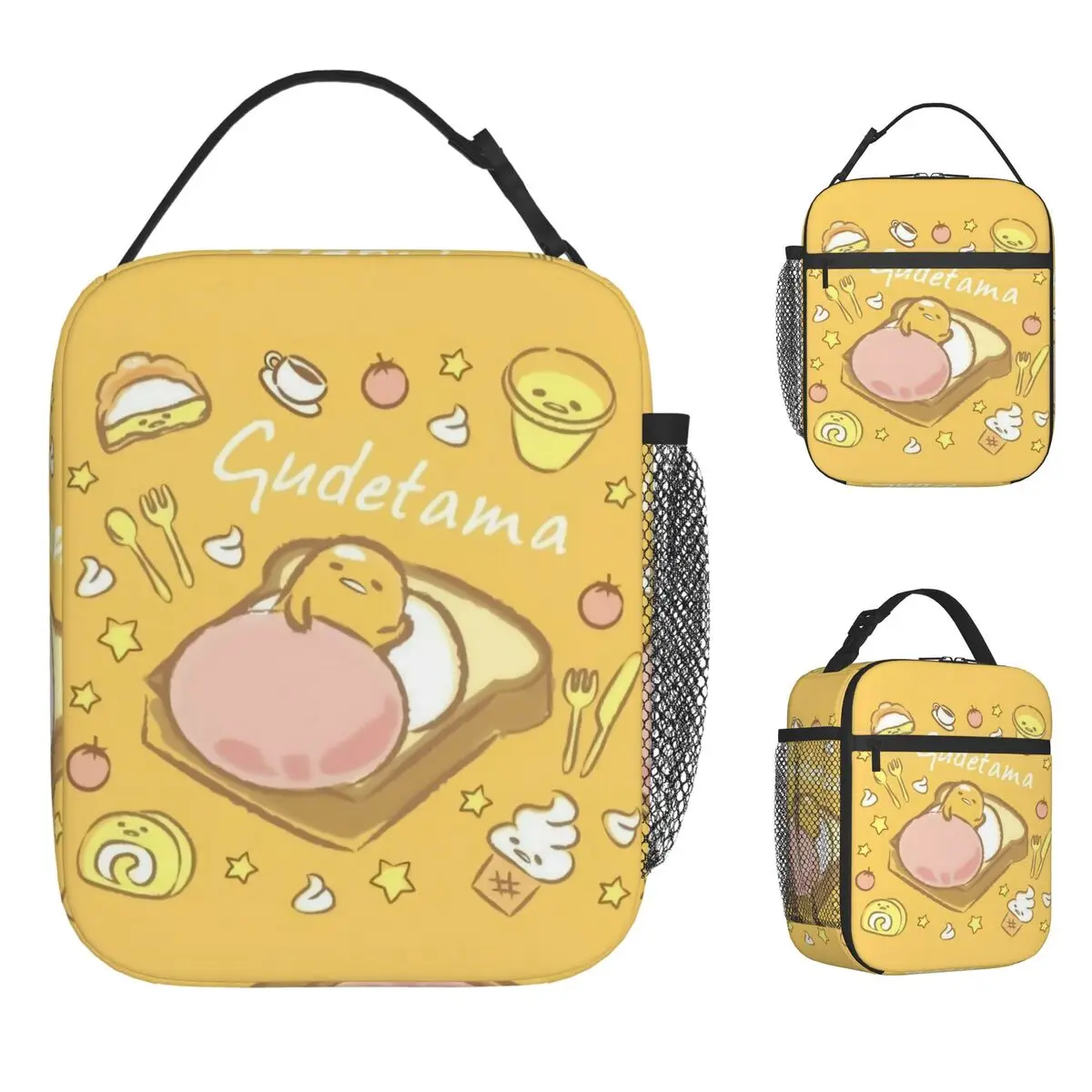 Lazy Egg Gudetama Сумка для обеда Удобный ланч-бокс Мужская сумка-холодильник для пикника с графическим дизайном Модные водонепроницаемые термосумки-тоут
Lazy Egg Gudetama Сумка для обеда Удобный ланч-бокс Мужская сумка-холодильник для пикника с графическим дизайном Модные водонепроницаемые термосумки-тоут