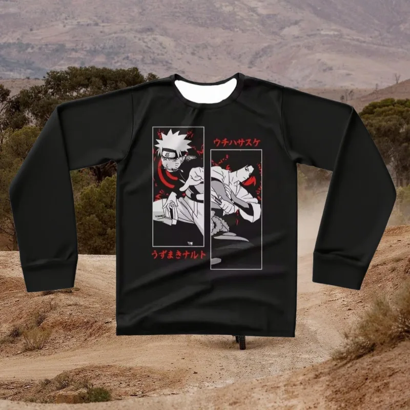 MOTO-Naruto Sasuke японское аниме для мужчин и женщин, летняя осенняя футболка с длинными рукавами, топ в стиле Харадзюку в стиле ретро
MOTO-Naruto Sasuke японское аниме для мужчин и женщин, летняя осенняя футболка с длинными рукавами, топ в стиле Харадзюку в стиле ретро