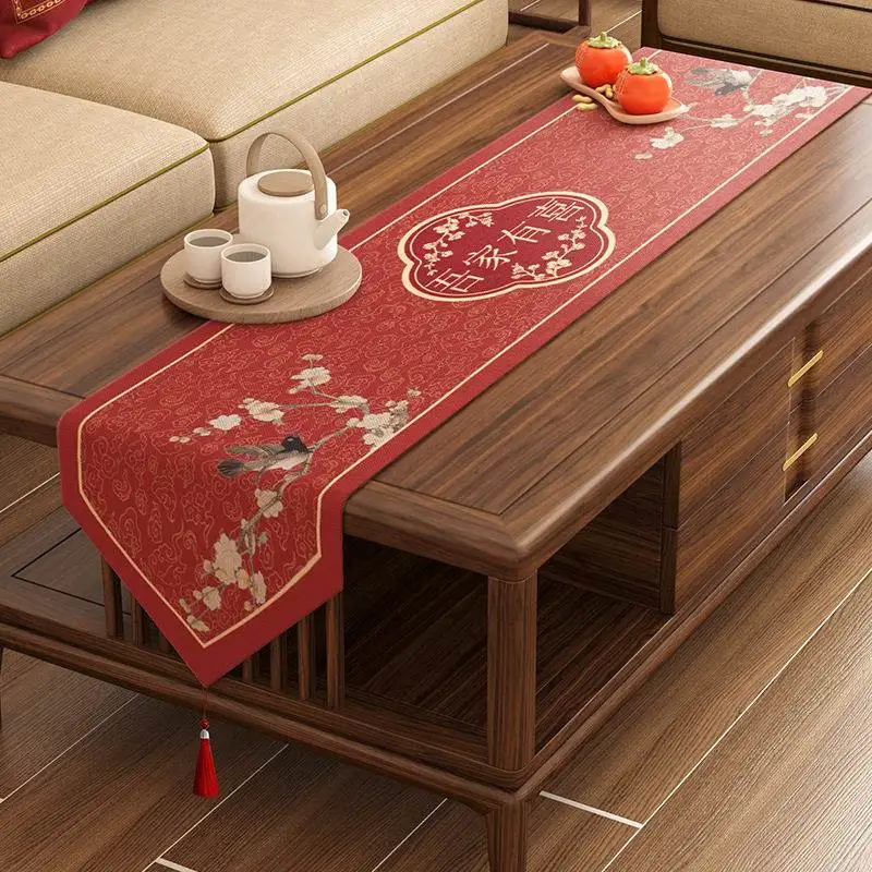 Свадебная скатерть-дорожка класса люкс, длинная скатерть для праздничного стола, красная скатерть в китайском стиле, скатерть для обеденного стола в европейском стиле для дома
Свадебная скатерть-дорожка класса люкс, длинная скатерть для праздничного стола, красная скатерть в китайском стиле, скатерть для обеденного стола в европейском стиле для дома