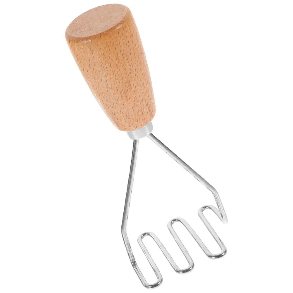 Stainless Steel Potato Masher Wooden Handle Manual Masher Kitchen Tool for Mashing Potatoes Baby Foods Carrots Vegetable Crusher
Stainless Steel Potato Masher Wooden Handle Manual Masher Kitchen Tool for Mashing Potatoes Baby Foods Carrots Vegetable Crusher