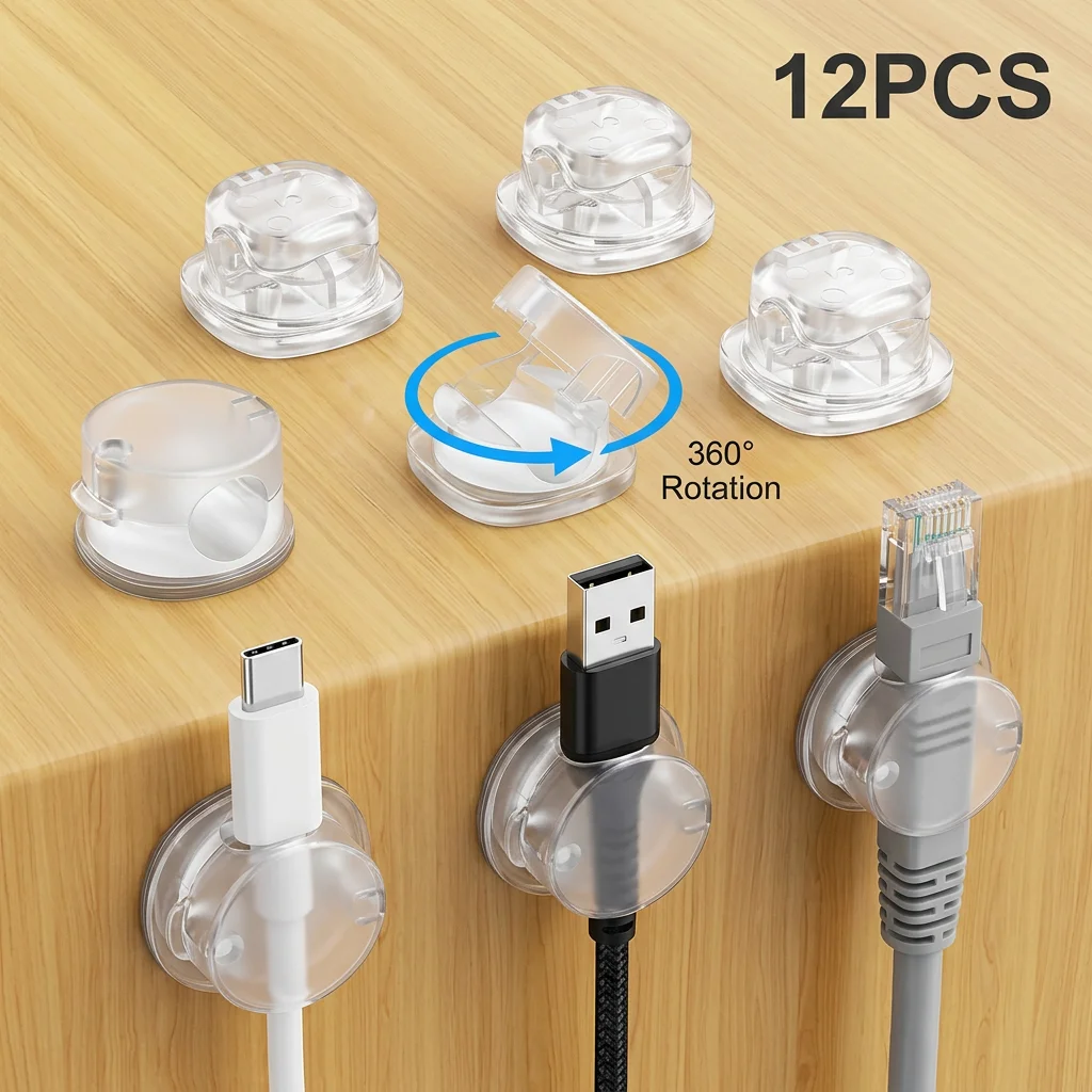 Rotatable Cord Organizer Cord Holder Charger Cable Management Adhesive Wire Organizer Keeper Nightstand Home Office Accessories
Rotatable Cord Organizer Cord Holder Charger Cable Management Adhesive Wire Organizer Keeper Nightstand Home Office Accessories