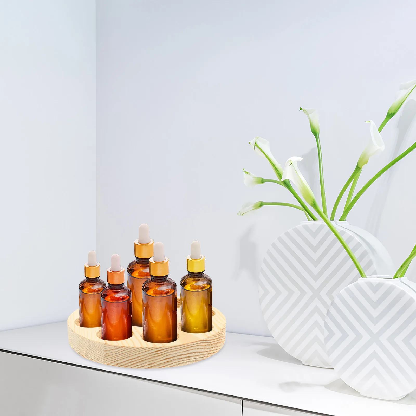 Essential Oil Box Small Bottle Tray Organizer Multi-Slot Design Safe Storage Essential Oil Bottle Holder Clean Desktop Display
Essential Oil Box Small Bottle Tray Organizer Multi-Slot Design Safe Storage Essential Oil Bottle Holder Clean Desktop Display