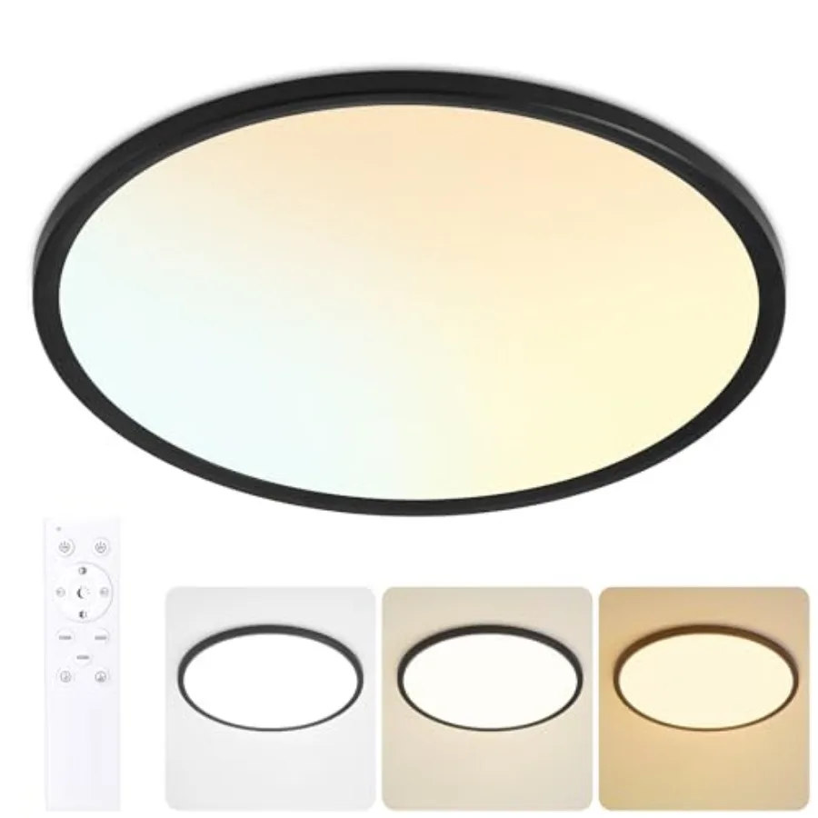 Flush Mount Ceiling Light with Remote 36W Dimmable LED Fixture 3600LM 3000K-6500K Adjustable Round Ceilg Lamp for Bedroom Kitch
Flush Mount Ceiling Light with Remote 36W Dimmable LED Fixture 3600LM 3000K-6500K Adjustable Round Ceilg Lamp for Bedroom Kitch