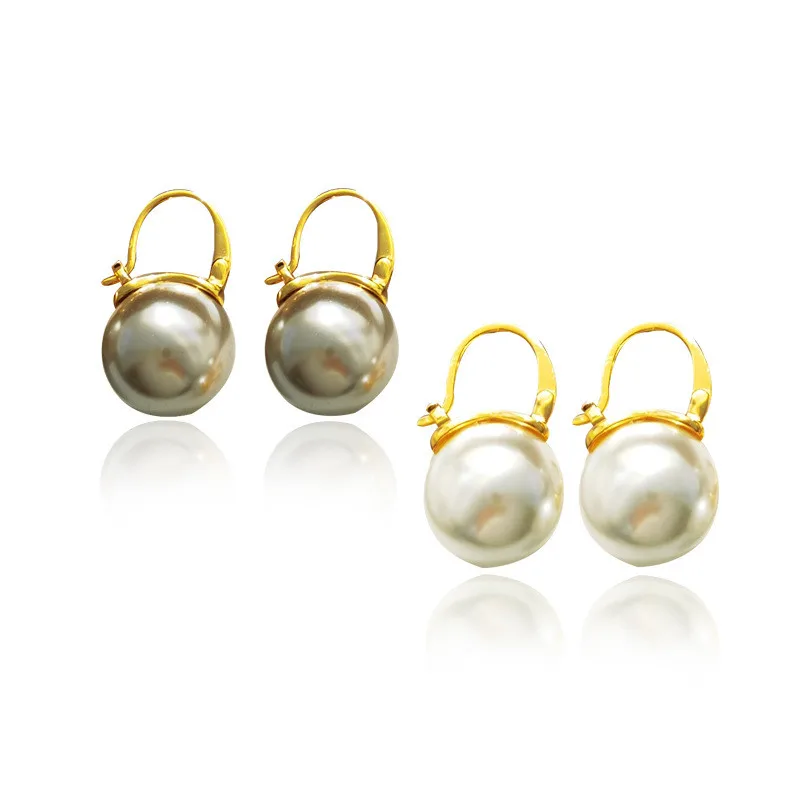 Luxury Copper Plated Vintage Pearl Earrings for Women Wedding Elegant Ladies Earrings Simple Fashion Jewelry
Luxury Copper Plated Vintage Pearl Earrings for Women Wedding Elegant Ladies Earrings Simple Fashion Jewelry