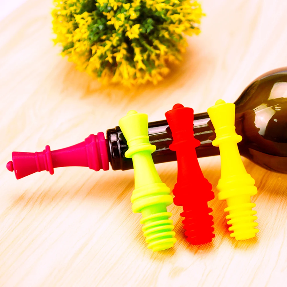 6pcs Stoppers Novelty Chess Bottle Stopper Set Reusable Silicone Caps Beer Sealer Cover for Beer Champange Alcoho
6pcs Stoppers Novelty Chess Bottle Stopper Set Reusable Silicone Caps Beer Sealer Cover for Beer Champange Alcoho