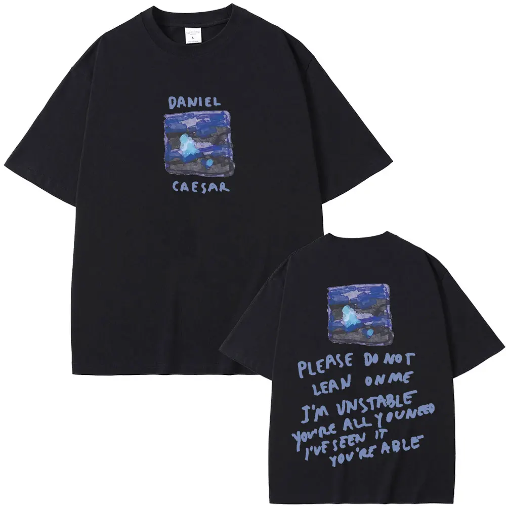 Rapper Daniel Caesar Never Enough Please Do Not Lean on Me Graphic T-shirt Men Women Hip Hop Fashion Trend T-shirts Street wear
Rapper Daniel Caesar Never Enough Please Do Not Lean on Me Graphic T-shirt Men Women Hip Hop Fashion Trend T-shirts Street wear