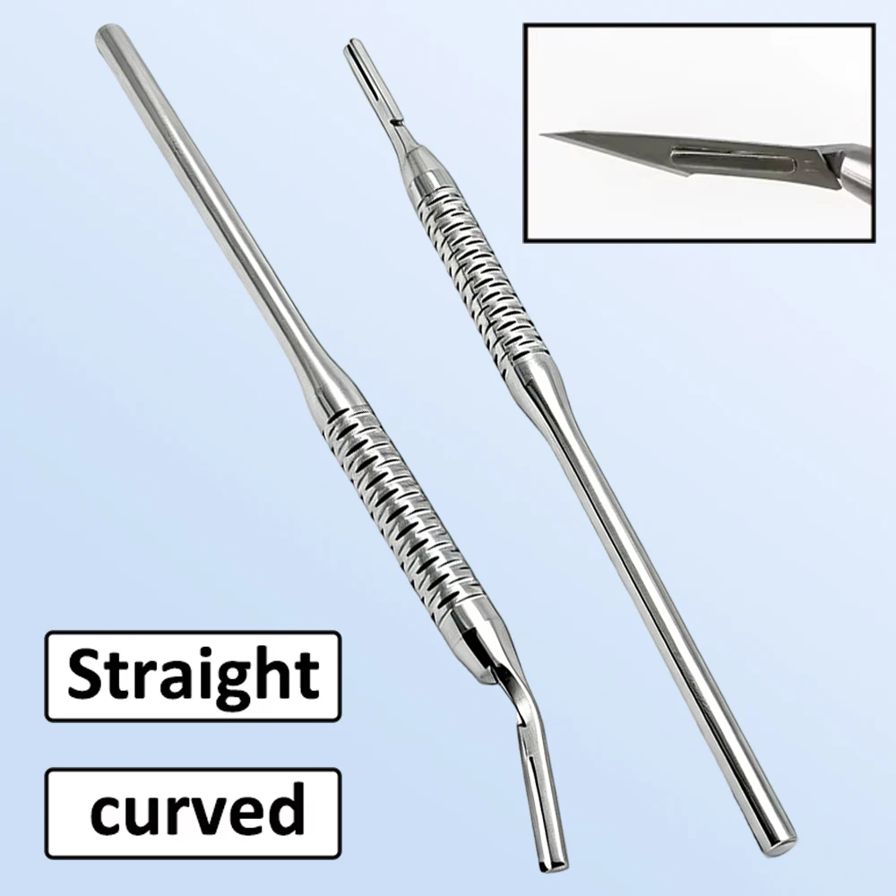Premium Stainless Steel Dental Scalpel Handle for No.3 Blade - Professional Oral Surgery Instrument, Surgical Tool for Dentists
Premium Stainless Steel Dental Scalpel Handle for No.3 Blade - Professional Oral Surgery Instrument, Surgical Tool for Dentists