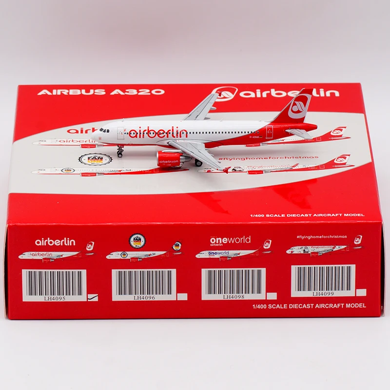 Diecast 1:400 Scale German Air Berlin A320 D-ABNW Alloy Aircraft Model Collection Souvenir Display
Diecast 1:400 Scale German Air Berlin A320 D-ABNW Alloy Aircraft Model Collection Souvenir Display