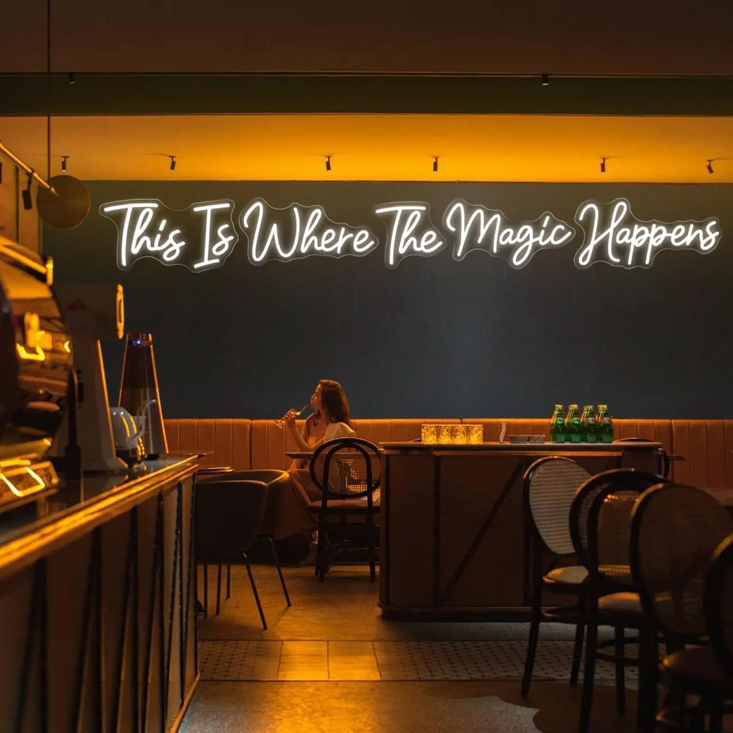 This Is Where The Magic Happens Neon Sign 81x8.8in LED Light for Wedding Party Decor
This Is Where The Magic Happens Neon Sign 81x8.8in LED Light for Wedding Party Decor