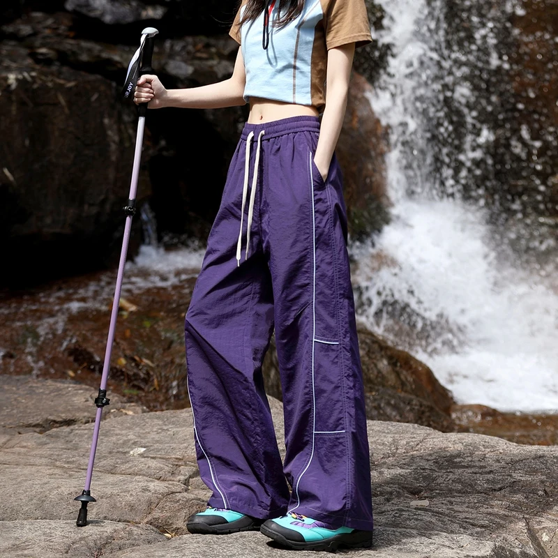 Fashion Bright Line Women Loose Hiking Pants Sports Outdoor Waterproof Pants Four Seasons Breathable Camping Cycling Trousers
Fashion Bright Line Women Loose Hiking Pants Sports Outdoor Waterproof Pants Four Seasons Breathable Camping Cycling Trousers