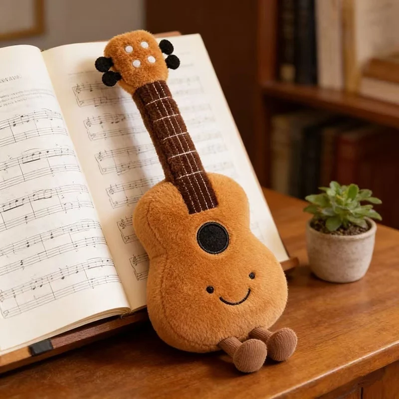 Мягкая музыкальная плюшевая игрушка-гитара 38 см, мультяшная, имитация 3D, подушка-игрушка, подарок для детей-музыкантов, декор для дома, музыкальный инструмент
Мягкая музыкальная плюшевая игрушка-гитара 38 см, мультяшная, имитация 3D, подушка-игрушка, подарок для детей-музыкантов, декор для дома, музыкальный инструмент