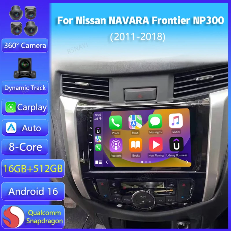 Android 16 Carplay Auto Car Radio For Nissan NAVARA Frontier NP300 2011 - 2018 Multimedia GPS Video Player Stereo 2din Head Unit
Android 16 Carplay Auto Car Radio For Nissan NAVARA Frontier NP300 2011 - 2018 Multimedia GPS Video Player Stereo 2din Head Unit