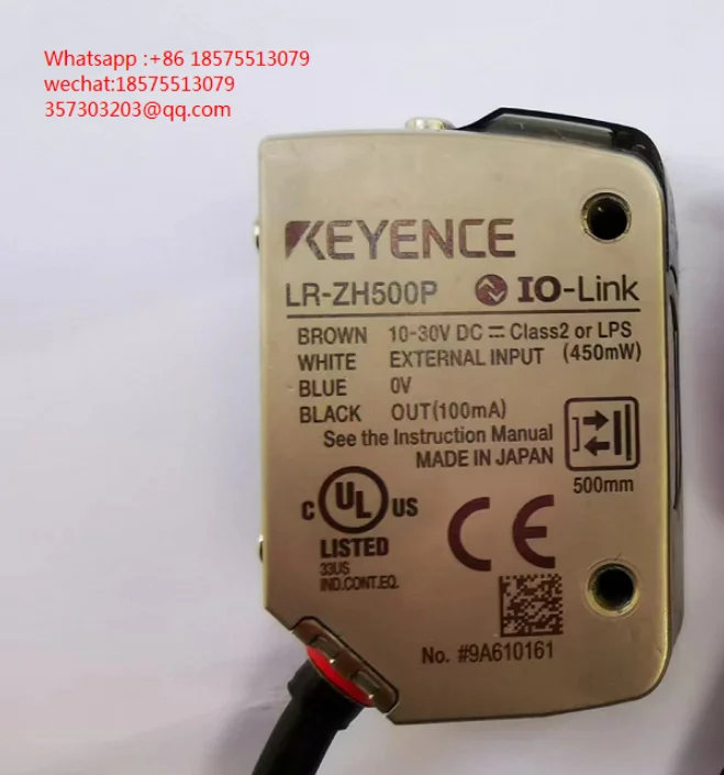 KEYENCE LR-ZH500P, лазерный датчик, оригинальная импортная короткая линия, 50 см, 1 шт.
KEYENCE LR-ZH500P, лазерный датчик, оригинальная импортная короткая линия, 50 см, 1 шт.