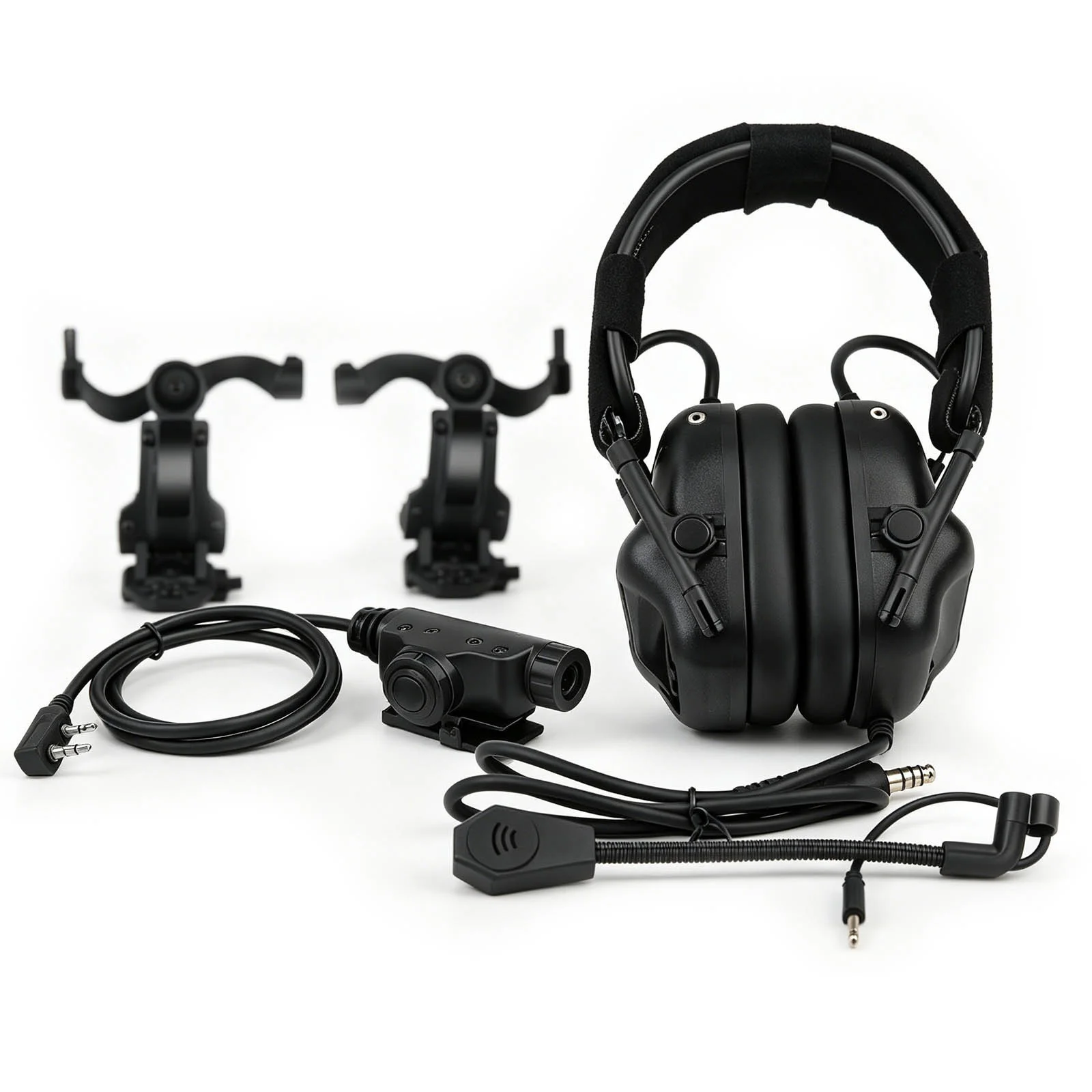 Tactical Shooting Headset with U94 PTT Noise Reduction Sound Pickup Ear Protection Dual-Use Helmet Mount Earphone for Airsoft CS
Tactical Shooting Headset with U94 PTT Noise Reduction Sound Pickup Ear Protection Dual-Use Helmet Mount Earphone for Airsoft CS