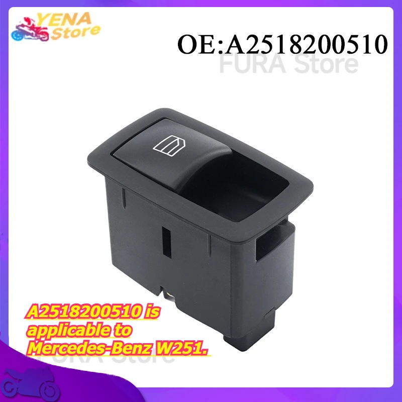 The driver's side window panel switch A2518200510 is applicable to Mercedes-Benz W251.
The driver's side window panel switch A2518200510 is applicable to Mercedes-Benz W251.