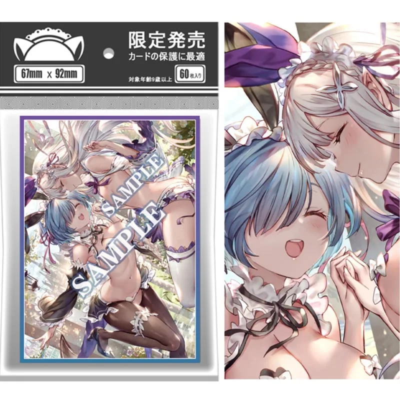 60 шт./компл. Re Zero Starting Life in Another World Rem Emilia флэш-карта рукав игровая коллекция карт защитный чехол 67*92 мм
60 шт./компл. Re Zero Starting Life in Another World Rem Emilia флэш-карта рукав игровая коллекция карт защитный чехол 67*92 мм