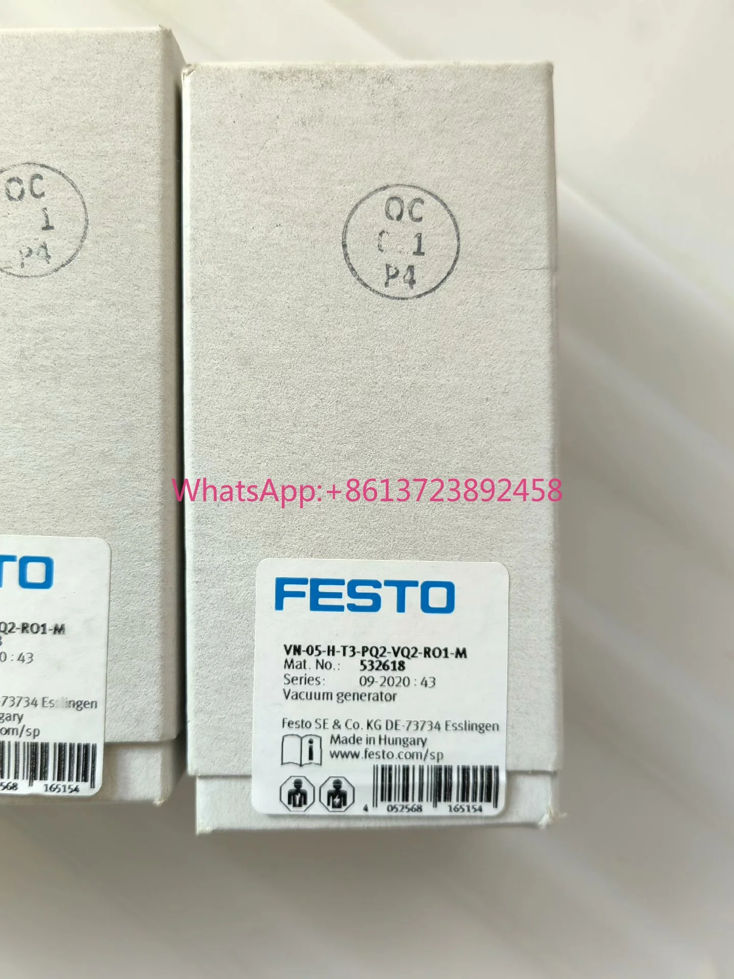 Festo 532618 VN-05-H-T3-PQ2-VQ2-R01-M vacuum generator
Festo 532618 VN-05-H-T3-PQ2-VQ2-R01-M vacuum generator