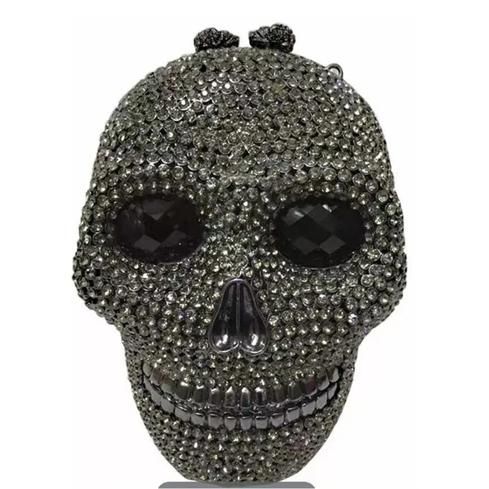 Diamond Women Clutch Purse WHTUOHENG Devil Skull Lady Crystal Evening Clutches Bags Rhinestone Party Prom Dinner Minaudiere
Diamond Women Clutch Purse WHTUOHENG Devil Skull Lady Crystal Evening Clutches Bags Rhinestone Party Prom Dinner Minaudiere