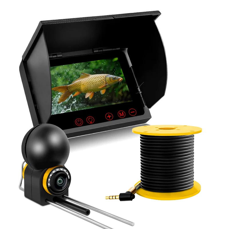 YUHUANSHI YHS-0198 Portable Underwater Fish Finder 0.6-73M Detection 4.3" LED Display 5MP Camera 200KHz Sonar IP68 Waterproof
YUHUANSHI YHS-0198 Portable Underwater Fish Finder 0.6-73M Detection 4.3" LED Display 5MP Camera 200KHz Sonar IP68 Waterproof