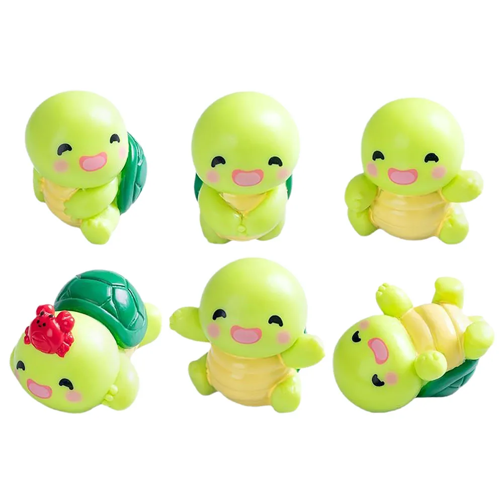 6 Pcs Turtle Resin Ornament Cute Figurine Aquarium Decor Tiny Animals Mini Sculpture Mini Animals Figures Garden Statue
6 Pcs Turtle Resin Ornament Cute Figurine Aquarium Decor Tiny Animals Mini Sculpture Mini Animals Figures Garden Statue