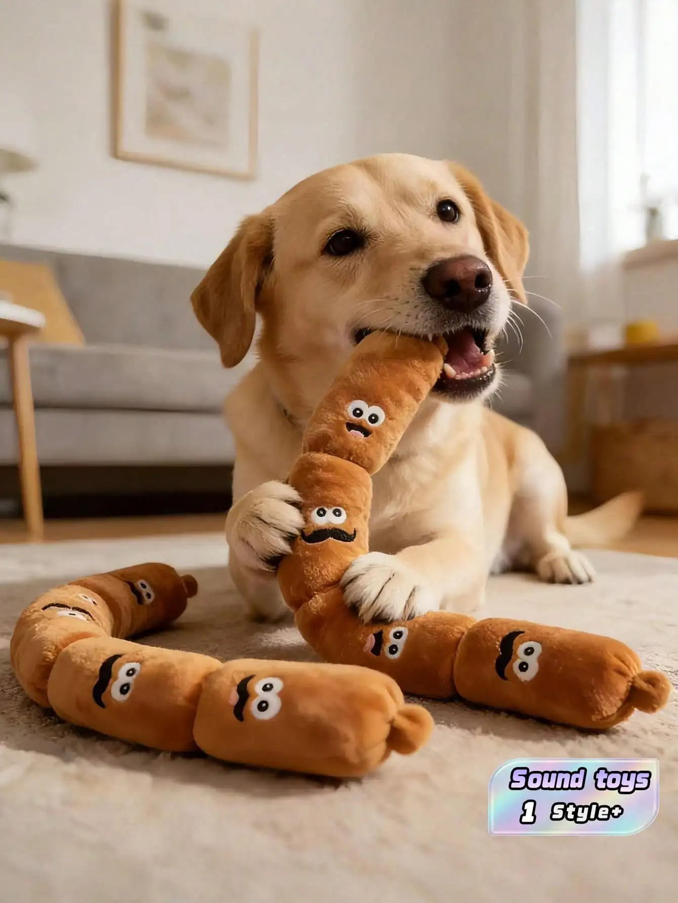1PC Funny Squeaky Dachshund Dog Toy Press Sound Plush Squeaker Interactive Boredom Buster Chew Play For Small Medium Dogs Pet Self Entertain Gift
1PC Funny Squeaky Dachshund Dog Toy Press Sound Plush Squeaker Interactive Boredom Buster Chew Play For Small Medium Dogs Pet Self Entertain Gift