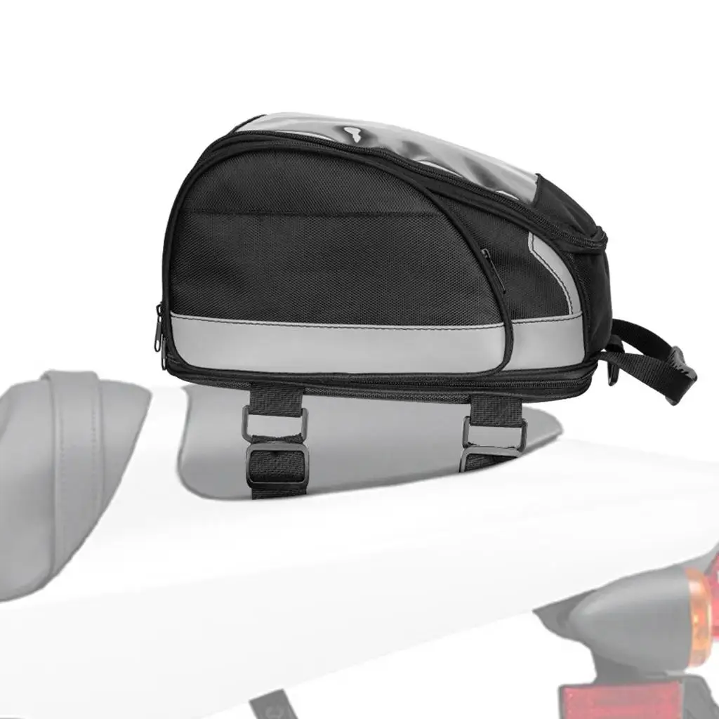 Motorbike Saddle Bags Motorcycle Tail Bag Waterproof with Reflective Strip 30x21.5x20cm
Motorbike Saddle Bags Motorcycle Tail Bag Waterproof with Reflective Strip 30x21.5x20cm