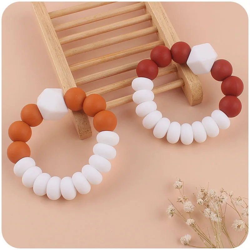 ABCPICK New Arrivals BPA Free Flower-shaped DIY Silicone Beads Pacifier Baby Teether New Design Ring Kids Baby Teething Toys
ABCPICK New Arrivals BPA Free Flower-shaped DIY Silicone Beads Pacifier Baby Teether New Design Ring Kids Baby Teething Toys