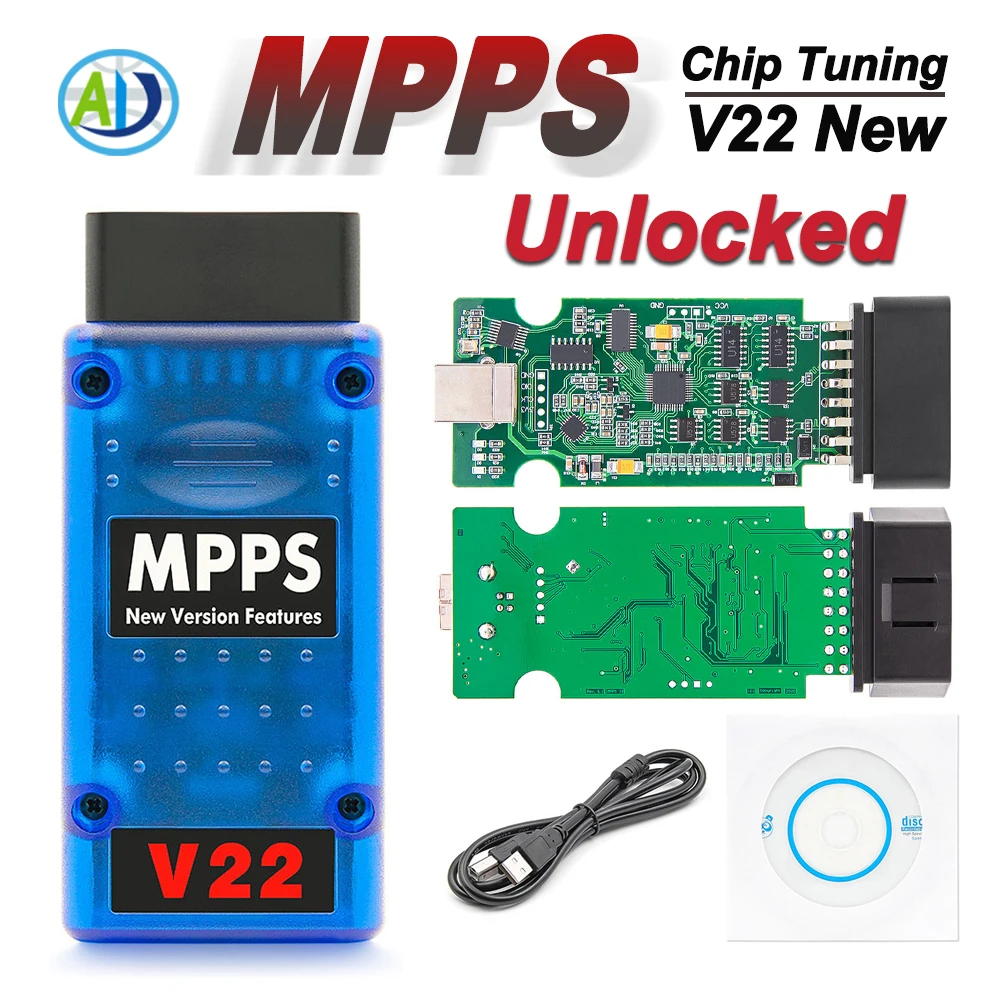 MPPS V22 ECU Chip Turnning MAIN+Tricore+Multiboot MPPS V22.2.3.5 Unlocked OBD2 Scanner ECU Flasher With Breakout Tricore Cable
MPPS V22 ECU Chip Turnning MAIN+Tricore+Multiboot MPPS V22.2.3.5 Unlocked OBD2 Scanner ECU Flasher With Breakout Tricore Cable