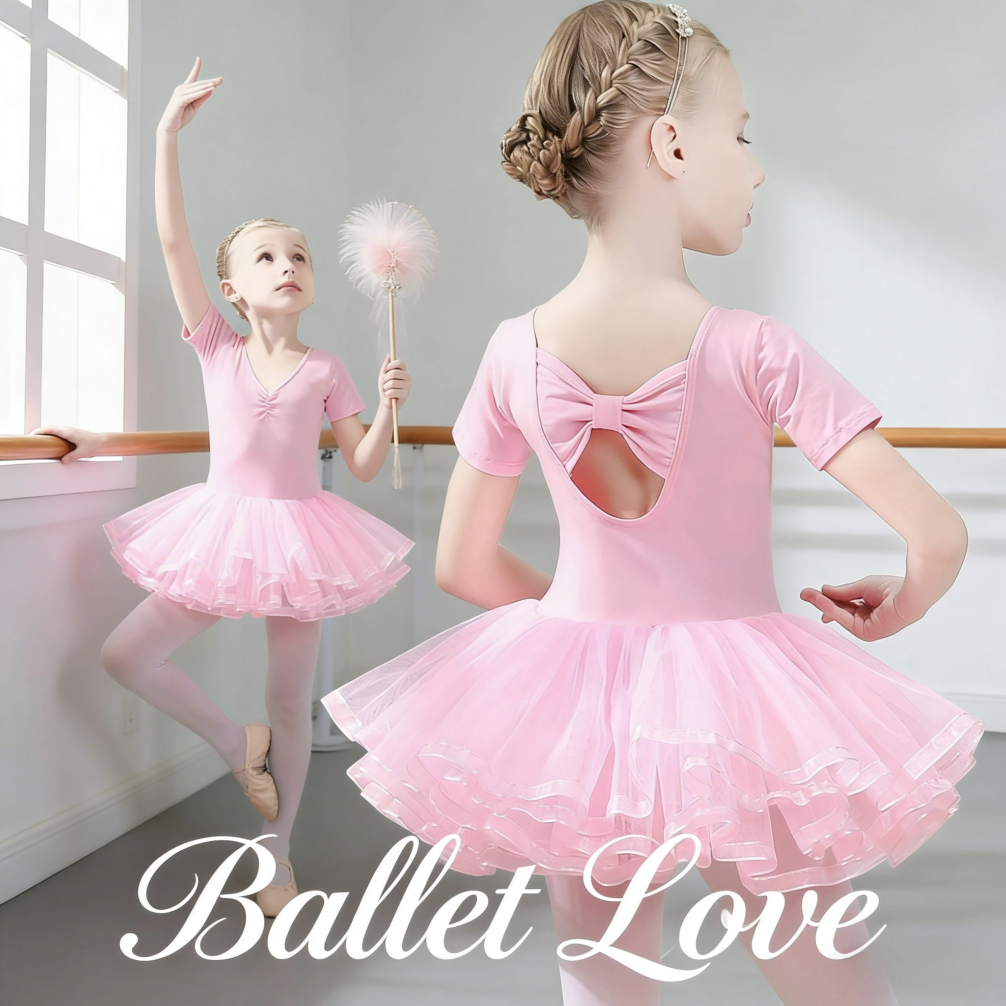 Kids Chinese Ballet Practice Wear Cotton Girls Pink Tulle Skirt Short Long Sleeve Toddler Dancing Outfit
Kids Chinese Ballet Practice Wear Cotton Girls Pink Tulle Skirt Short Long Sleeve Toddler Dancing Outfit