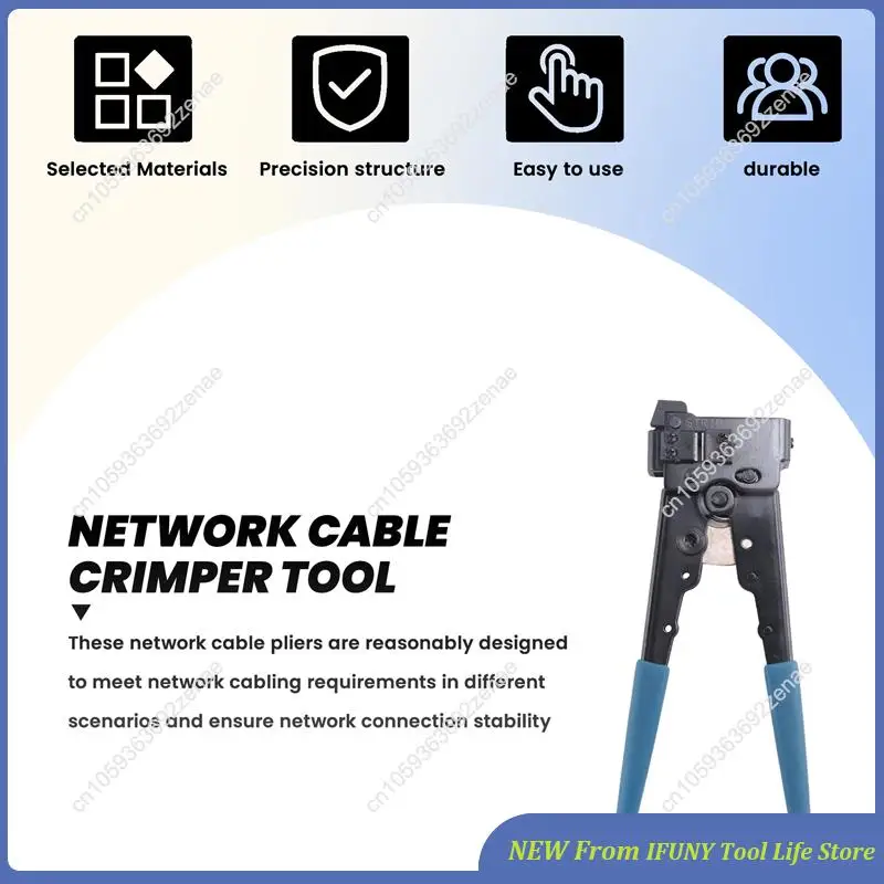 Для RJ45 8P8C 8P LAN Ethernet сетевой кабель щипцы для обжима шнура новый инструмент
Для RJ45 8P8C 8P LAN Ethernet сетевой кабель щипцы для обжима шнура новый инструмент