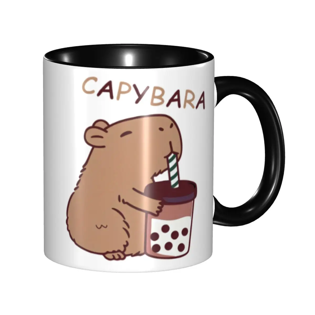 Cartoon Animal Pets Capybara Coffee Mug DIY Custom Ceramic Mug Creative Present
Cartoon Animal Pets Capybara Coffee Mug DIY Custom Ceramic Mug Creative Present