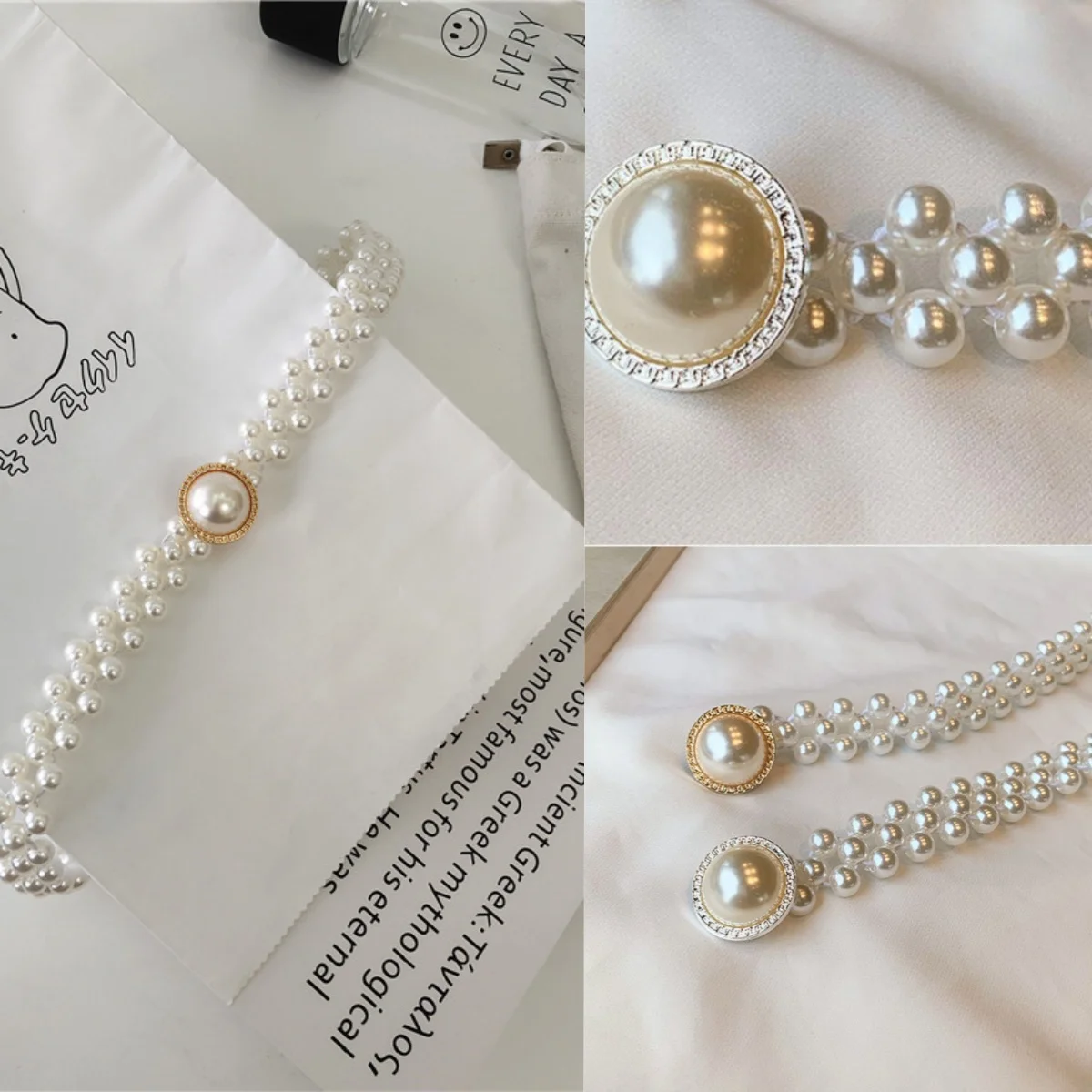 Bridal Pearls Rhinestone Belts for Women Party Crystal Wedding Dress Belt Sash Wedding Accessories
Bridal Pearls Rhinestone Belts for Women Party Crystal Wedding Dress Belt Sash Wedding Accessories