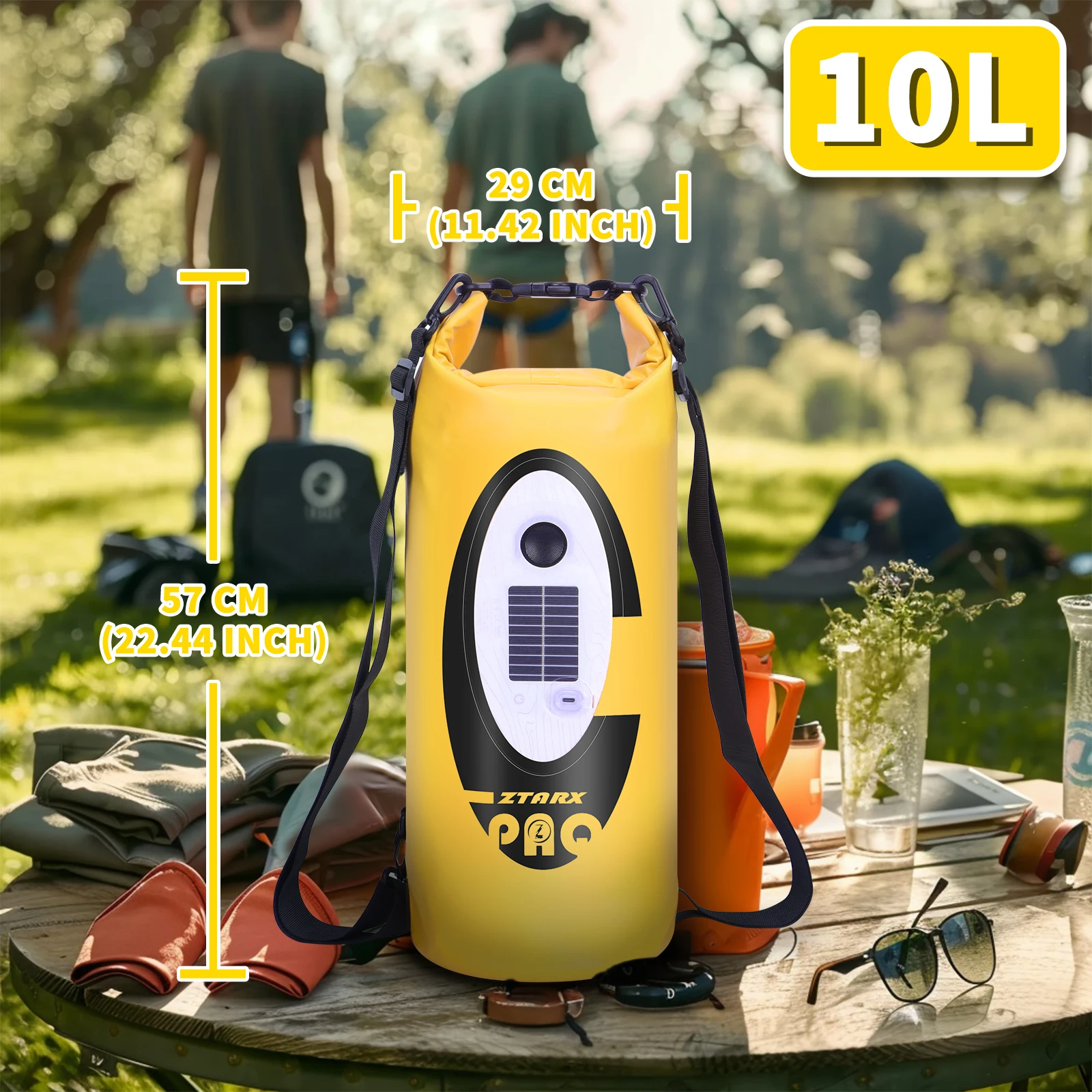 ZTARX Waterproof Hiking Camping Backpack Solar/Battery Powered Outdoor Climbing Sport Bag with Bluetooth Speaker ,55L
ZTARX Waterproof Hiking Camping Backpack Solar/Battery Powered Outdoor Climbing Sport Bag with Bluetooth Speaker ,55L