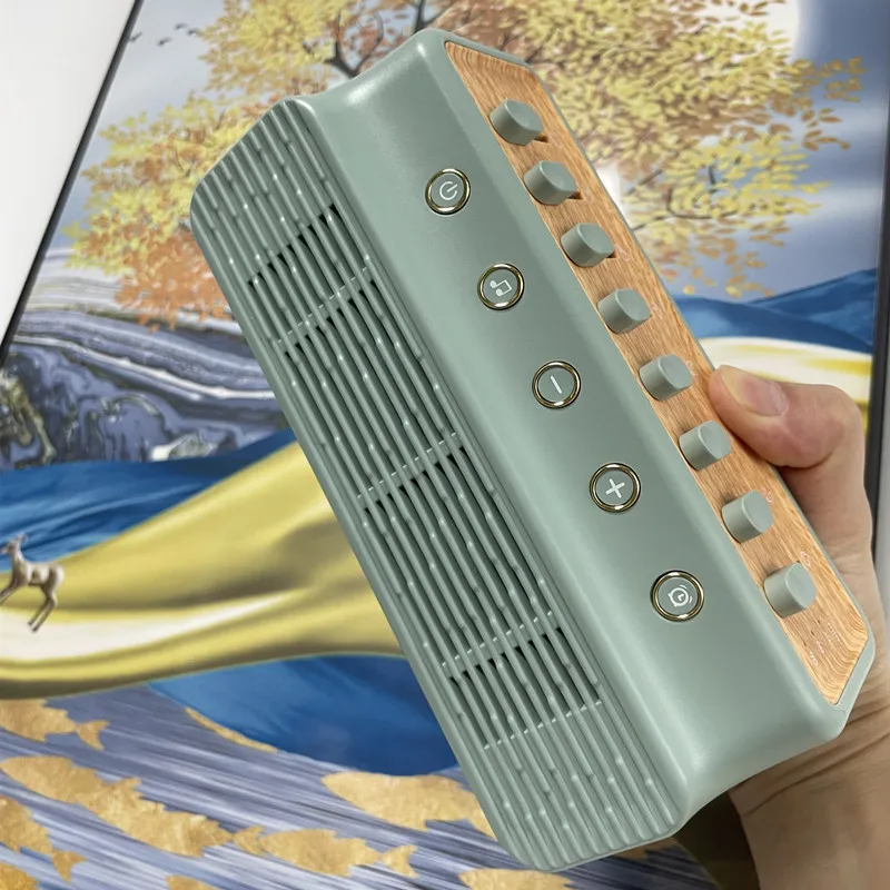 Беспроводная Bluetooth-колонка с белым шумом и таймером: звуки природы, музыка для улучшения сна, расслабления, звуки дождя, волн, птиц, грозы. Отличный подарок.
Беспроводная Bluetooth-колонка с белым шумом и таймером: звуки природы, музыка для улучшения сна, расслабления, звуки дождя, волн, птиц, грозы. Отличный подарок.