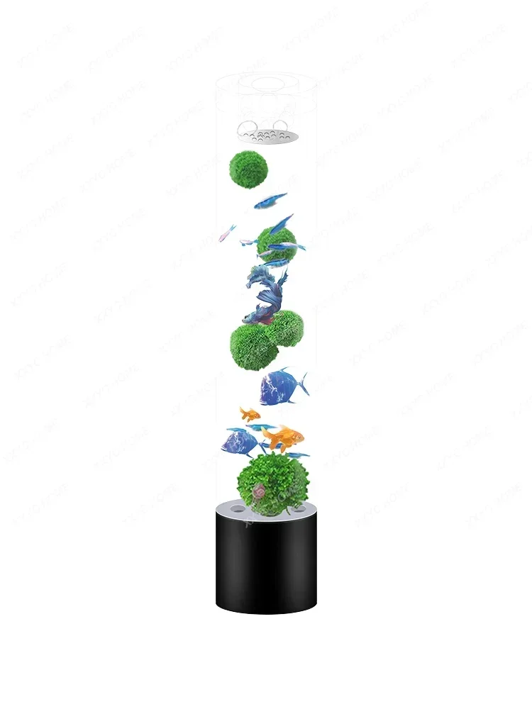 Living Room Fish Tank up and down Filter Cylinder Change Water Lazy Energy-Saving Mute No Tube Wireless Cylindrical fish tanks
Living Room Fish Tank up and down Filter Cylinder Change Water Lazy Energy-Saving Mute No Tube Wireless Cylindrical fish tanks