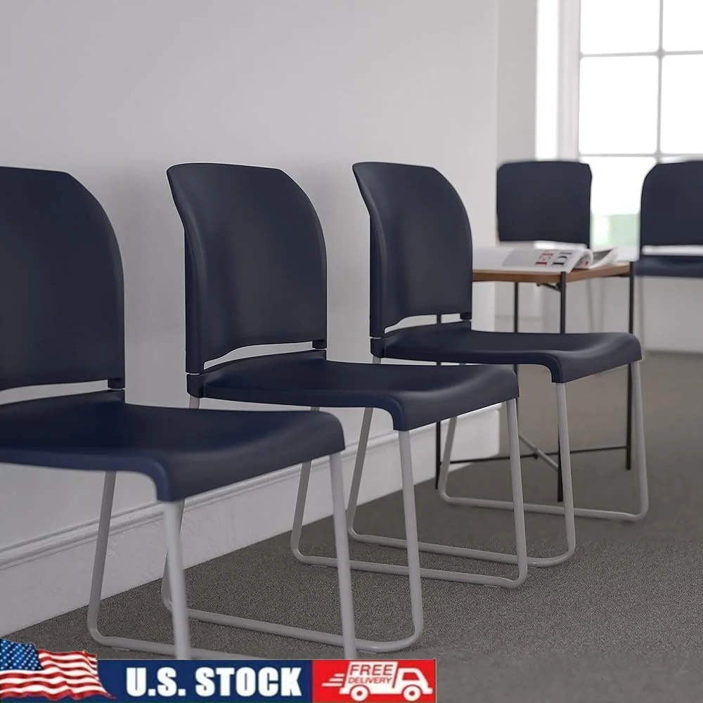 Ergonomic Stacking Chairs Set of 5 Comfortable Lobby Office Chairs with Curved Back Heavy Duty Waiting Room Seating
Ergonomic Stacking Chairs Set of 5 Comfortable Lobby Office Chairs with Curved Back Heavy Duty Waiting Room Seating