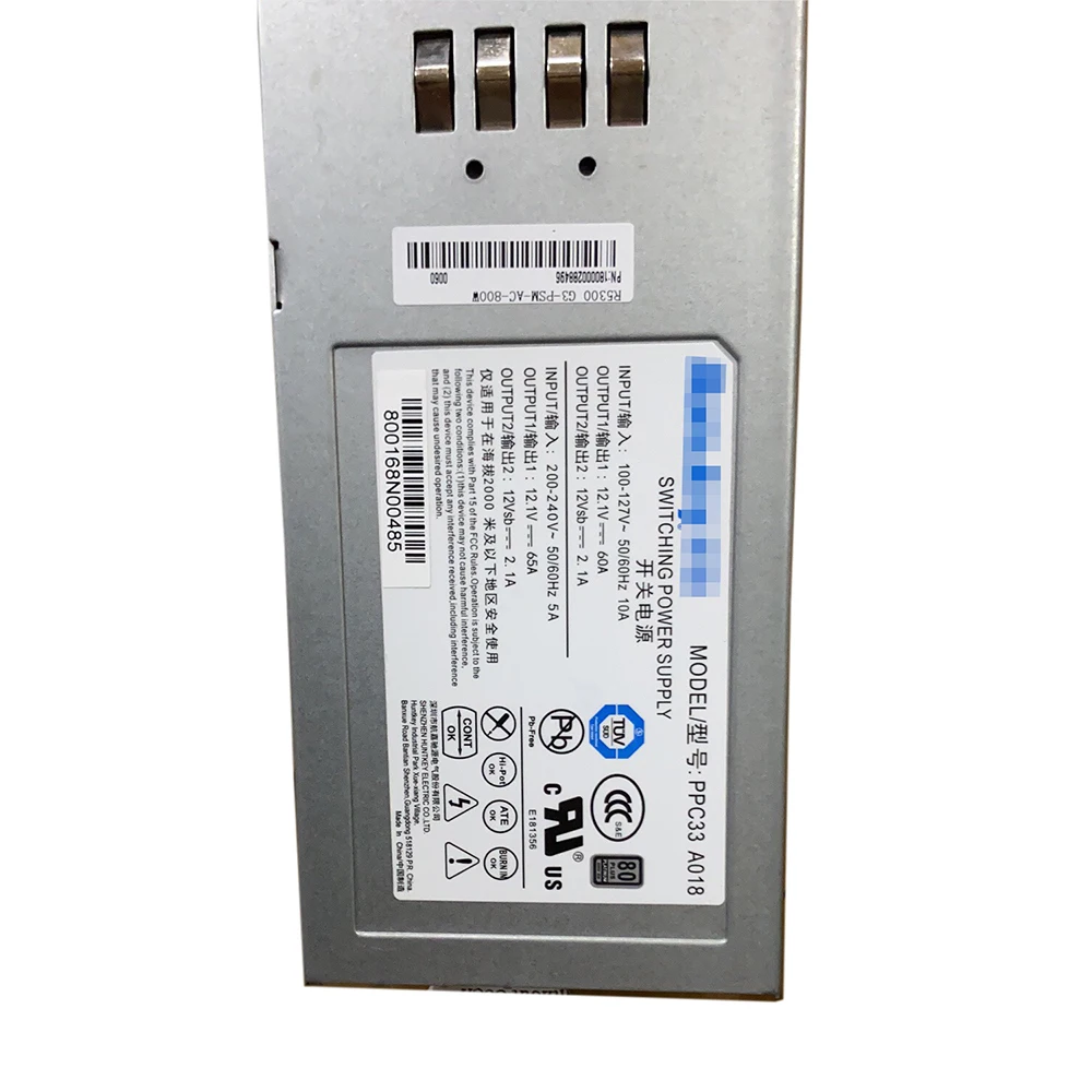 Блок питания для дискового шкафа KU5200 PPC33 A018 R5300 G3 PSM-AC-800W работает хорошо
Блок питания для дискового шкафа KU5200 PPC33 A018 R5300 G3 PSM-AC-800W работает хорошо