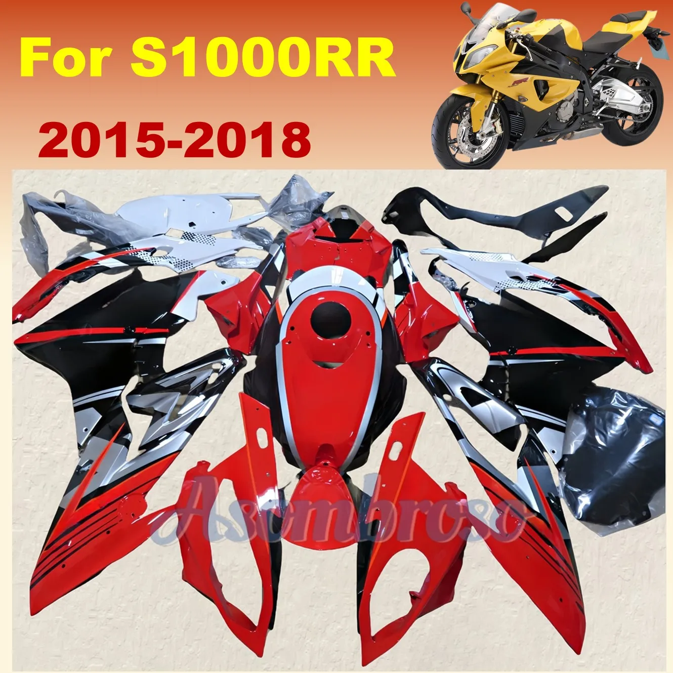 Комплект обтекателей для мотоцикла из АБС-пластика, подходит для S1000RR 2015 2016 2018 2017 S1000 RR 15-18, обтекатель кузова, часть красного, серого цвета
Комплект обтекателей для мотоцикла из АБС-пластика, подходит для S1000RR 2015 2016 2018 2017 S1000 RR 15-18, обтекатель кузова, часть красного, серого цвета