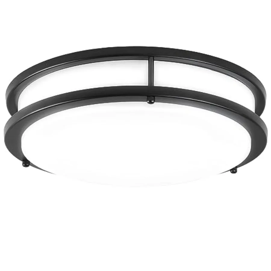 DLLT Modern LED Flush Mount Ceiling Light with Remote 13 Inch Round Ceiling Lighting Fixture for Bedroom Kitchen Hallway Night
DLLT Modern LED Flush Mount Ceiling Light with Remote 13 Inch Round Ceiling Lighting Fixture for Bedroom Kitchen Hallway Night