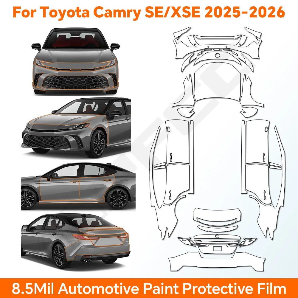 ppf For Toyota Camry 2025 Car Paint Protection Film PPF Pre-cut Transparent Body Sticker Kit Anti-scratch 8.5mil TPU Transparent
ppf For Toyota Camry 2025 Car Paint Protection Film PPF Pre-cut Transparent Body Sticker Kit Anti-scratch 8.5mil TPU Transparent
