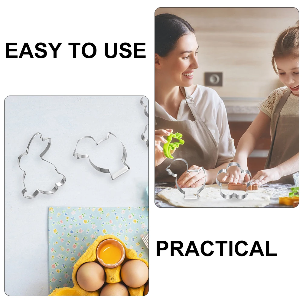 8pcs Cookie Mold Set Stainless Steel Baking Tool Easter Themed Molds Cutters Non Rust Easy Clean Dishwasher Safe Unique Design
8pcs Cookie Mold Set Stainless Steel Baking Tool Easter Themed Molds Cutters Non Rust Easy Clean Dishwasher Safe Unique Design