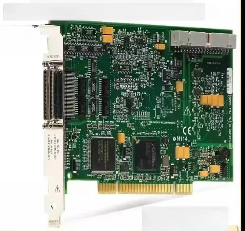 NI PCI-6225 779295-01 80 AI (16-bit, 250 kS/s), 2-channel AO, 24-channel DIO, PCI multi-function I/O device
NI PCI-6225 779295-01 80 AI (16-bit, 250 kS/s), 2-channel AO, 24-channel DIO, PCI multi-function I/O device